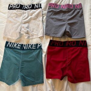 Nike Pro 3 inch Spandex Shorts Bundle! Size S! Multiple Colors & Prints!